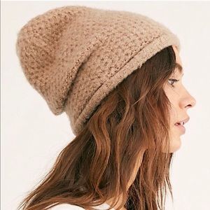 NWT Free People Taupe Knit Dreamland Beanie